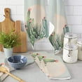thumbnail image 2 of Kitchen for Utensils Towel Cleaning Household Tableware Cloth Dish Towel Hand Kitchen Microfiber Sun Cactus Plant Tropical, 2 of 7