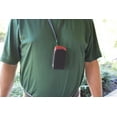 thumbnail image 2 of Around the Neck Open top soft Rugged case with soft 14 inch Safety Lanyard fits LG Classic Flip Phone, 2 of 7