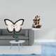 thumbnail image 2 of Reloj de pared de mariposa acrílico para oficina, comedor, habitación infantil, decoración de escritorio de granja, adorno de mesa único DIY, decoraci, 2 of 8
