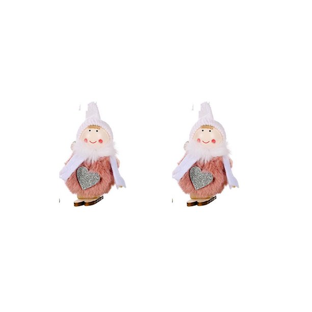 Decoración de Navidad postura sentada colgante pierna Ángel muñeca colgante árbol de Navidad pequeño ángel colgante regalo colgante Wmkox8yii fhajkh3847