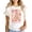 Natural Shirt, variant on Happy Easter Flower Bunny Shirt for Women Youth and Toddler Girls Girly Matching Easter Tee Peach Shirt Adult X-Large