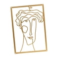 thumbnail image 2 of Estilo nórdico Arte de la pared Decoración de metal Figuras minimalistas femeninas abstractas Líne del hierro Decoración de la pared para el Estilo A Sunnimix Artes de la pared, 2 of 8