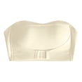 thumbnail image 4 of Xijirk Women's Strapless Backless Bandeau Bra Front Closure Seamless Push-Up Support for All-Day Wear,38, 4 of 4