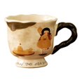 thumbnail image 1 of Taza de Cerámica para Café , Regalo de Inauguración de La Casa, Taza de Café de con Patrón único para Cocina, Tienda, Camping, 1 of 9