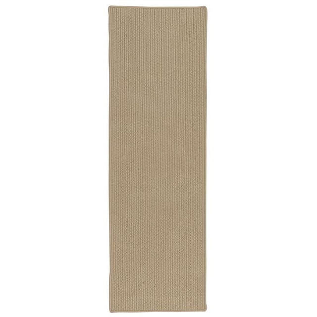 Colonial Mills Tapis PU14R030X096S Tout Usage Mudroom Tressé Runner Sand - 2 Pi 6 Po x 8 Pi.
