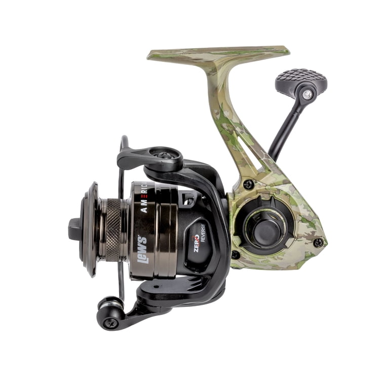 american fishing reel brands Lew's American Hero Camo 200 Spinning Reel