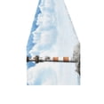 thumbnail image 1 of BSDHOME Chemin de Table Ciel Bleu et Nuages Blancs Phare Marin Coton Lin 14x72 Pouces, 1 of 4