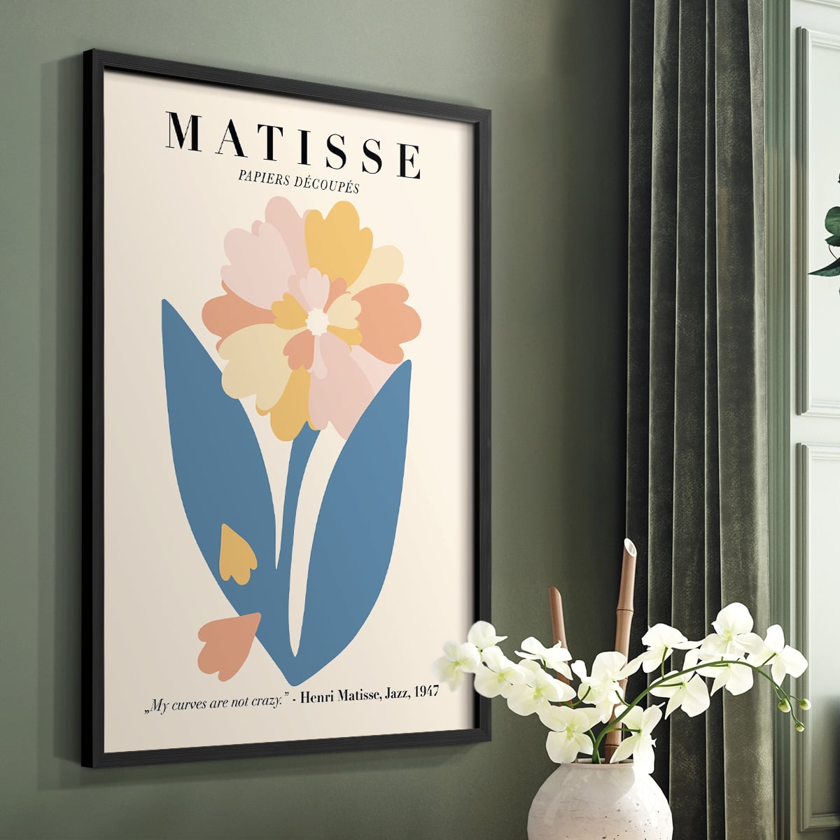 Matisse LXXXVIII Framed Print - Solid Wood