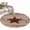 brown, variant on Round Area Rugs Collection 3 Ft, Texas Star Vintage Non-Slip Residential Carpet, Brown Checkered Berry Farmhouse Indoor Crawling Mats Doormat Runner Rugs Play Mat for Bedroom