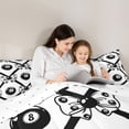 thumbnail image 4 of Castle Fairy Black Billiards Twin Comforter Sets 2pcs, Sport Theme Bow Bedding Set,1 Comforter and 1 Pillowcase, 4 of 6