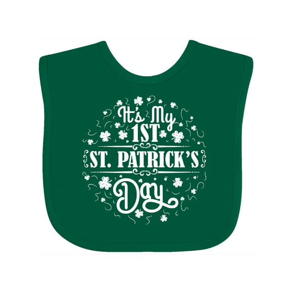 Inktastic My First St Patricks Day Boys or Girls Baby Bib