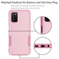 thumbnail image 6 of For Samsung Galaxy A03S Case, Phone Case for Galaxy A03S 6.5 inch, Takfox Sturdy Rugged 2 in 1 Hybrid Heavy Duty Armor Hard Plastic & Rubber Shockproof Full Body Bumper Cover ( Rose Gold ), 6 of 9