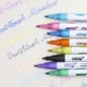 thumbnail image 1 of Fiudx Juego de Rotuladores con Diseño de Pincel de Acuarela, Tinta de Secado Rápido, Versátiles para Proyectos de Arte, Scrapbooking, Caligrafía, Manualidades, Invitaciones de Boda, Juego de 8 Piezas, 1 of 7
