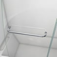 thumbnail image 5 of DreamLine Aqua 56-60 in. W x 58 in. H Frameless Hinged Tub Door with Extender Panel in Chrome, 5 of 8