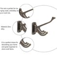 thumbnail image 3 of Vintage Cast Iron Wall Hooks Decorative Rustic Swivel Coat Hooks Decorative Wall Hook Hat Rack Hangers, 3 of 5