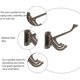 thumbnail image 3 of Vintage Cast Iron Wall Hooks Decorative Rustic Swivel Coat Hooks Decorative Wall Hook Hat Rack Hangers, 3 of 5