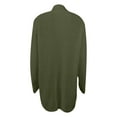 thumbnail image 6 of Lovskoo 2024 Cardigan Sweaters for Women Open Front Solid Color Cable Knit Loose Knitwear Oversized Winter Outerwear Tops Olive Green, 6 of 6