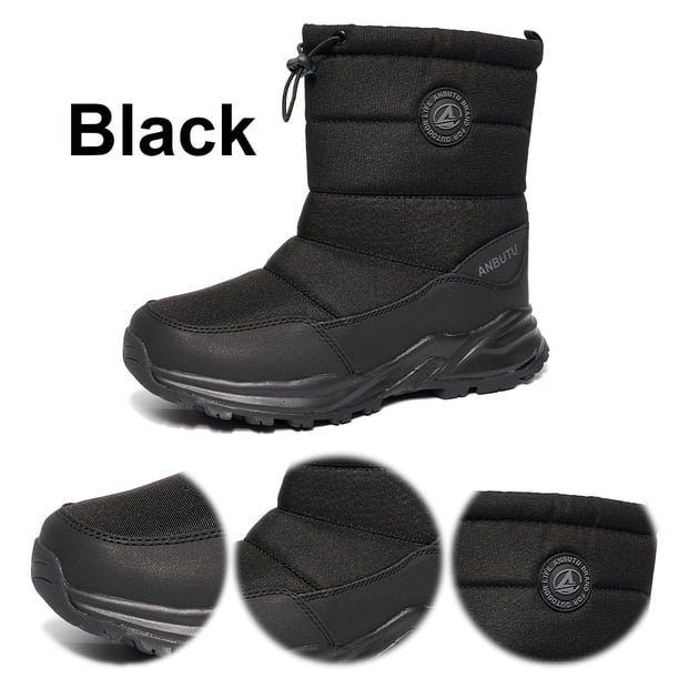 Zapatos Al Aire Libre Botas Invierno Unisex Impermeables Piel Tibia Forrada para