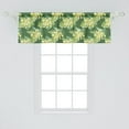 thumbnail image 2 of Ambesonne Tropical Window Valance, Exotic Flowers and Leaves, 54" X 18", Multicolor, 2 of 3
