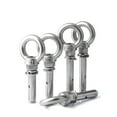 thumbnail image 3 of Expansion Screw Bolts,Sleeve Anchor Concrete Expansion Eye Bolt 304 Stainless Steel Installation Artifact Hook Long Universal Ring Expansion Screws(Dimensions:M16x120mm 1pc) (Size (Size : M6x60mm 4p, 3 of 5