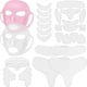 thumbnail image 1 of Juego de almohadillas de silicona Maitys, 32 piezas, para rostro, pecho y cuello, reutilizables, 1 of 6