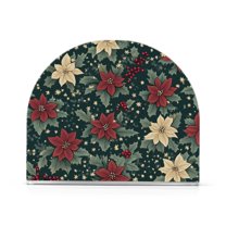 Yayeee Napkin Holder for Table Set of 2 Kitchen Paper Tissue Organization, Christmas Holly Leaves