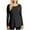 Black, variant on Sevevn Women's Fashion Solid Loose Long Sleeve T-shirt Pullover Tops Black XXL Rollbacks