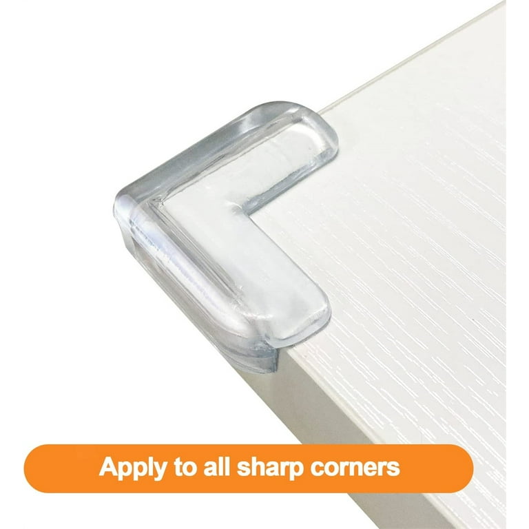  BINGBONG 12 PCS Clear Corner Protectors for Furniture, Full  Corner Coverage T - Shape Corner Covers for Baby Safety, Baby Proof, Child  Corner Edge Protectors, Child Proof Corner Guards (30