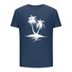 thumbnail image 4 of Hombres Pantalones Cortos de Manga Corta Impresa Casual Cuello Redondo Superior, Camisa de Moda para el Verano Y la Primavera, 4 of 8