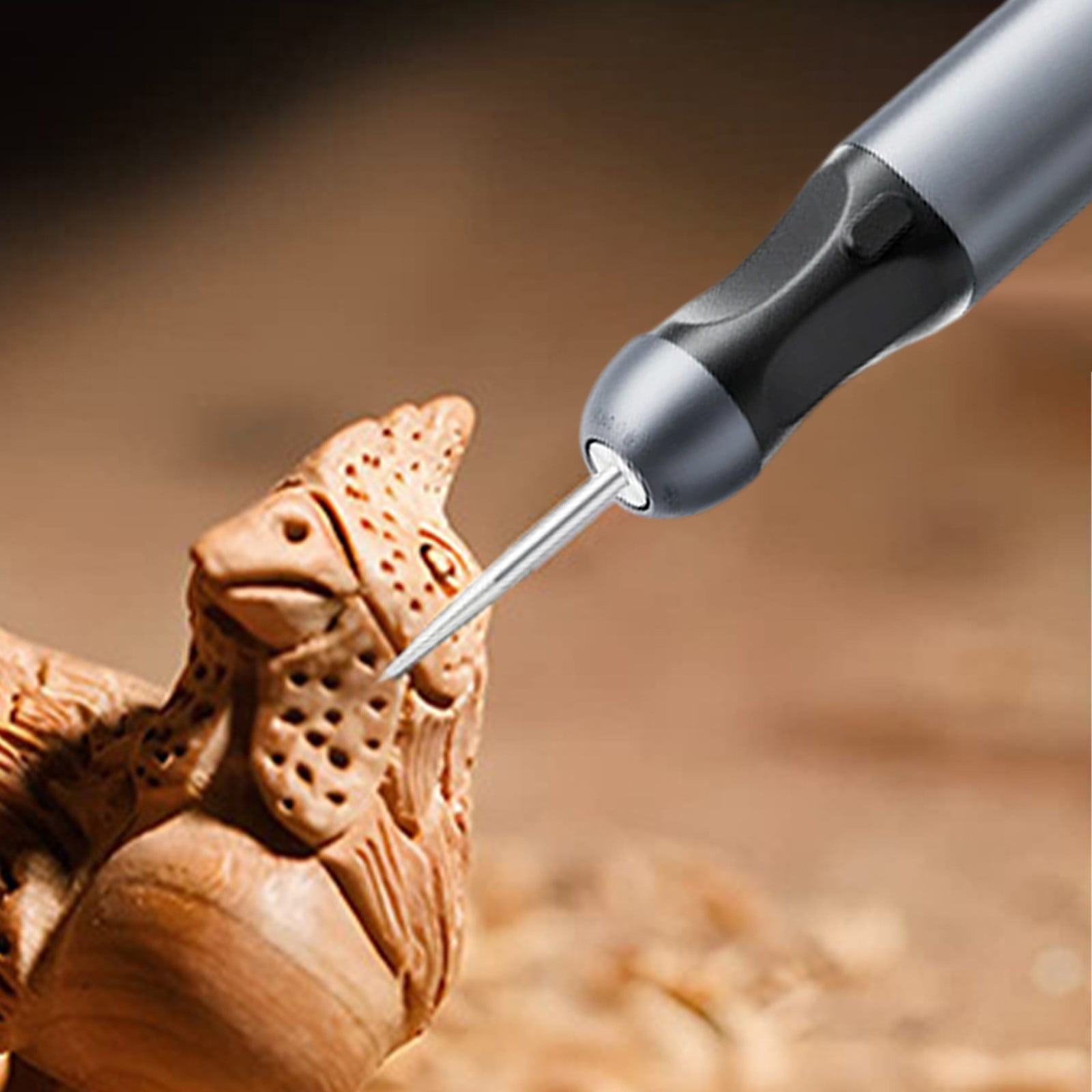 Engraving Pen,Electric Engraving Pen With 7 Interchangeable Heads,Rechargeable Cordless Etching Engraving Tool,Polishing Grinding Tool,Rechargeable Polishing Pen,(Gray,4.96x0.59 in)
