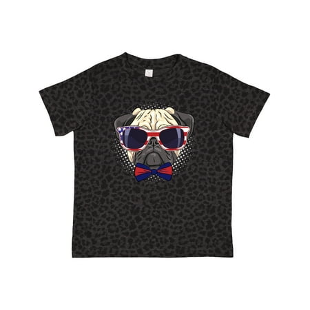 

Inktastic Pug Dog July 4th Patriotic Sunglasses Gift Toddler Boy or Toddler Girl T-Shirt