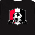 thumbnail image 4 of Inktastic Soccer Egypt Flag Banner Boys or Girls Long Sleeve Toddler T-Shirt, 4 of 5