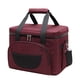 thumbnail image 2 of Wosthever Bolsa enfriadora de bebidas de vino al aire libre de gran capacidad impermeable multibolsillo térmico bolso de hombro con cremallera Kits de desorden para acampar Vino rojo, 2 of 6