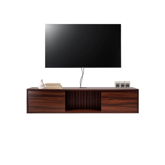 Mueble para TV Repisa Flotante Minimalista Soporte para Pantalla con Diseño Moderno.