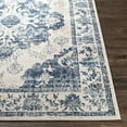 thumbnail image 3 of Livabliss Area Rugs for Living Room, 5x7 Floransa Traditional Navy Rug, Bedroom Dining Room Home Decor Stain Resistant Carpet (5'3" x 7'1"), 3 of 8