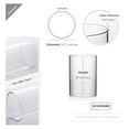 thumbnail image 2 of Candle Holder Sleeve, Wide 5.5", Height 8", Clear Glass Cylinder Candleholder, Chimney Tube, Open Ended Candle Shade, 1 Piece, 2 of 7