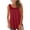 Red womens tops summer, variant on USSUMA Plus Womens Tops Dressy Casual Women's Trendy Shirts Solid Vest Round-Neck Loose Sleeveless Tunic Tops T-shirt Pullover Tops Workout Tops For Ladies