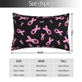 thumbnail image 2 of Balery Breast Cancer Awareness Funda de Cojín Estampada, Regalos para Mujeres, Regalos de Amor para Ella, Regalos para Novia o Esposa, Funda de Almohada-14"x20", 2 of 6