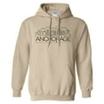 thumbnail image 1 of Skyline Anchorage Hoodie Sweatshirt Unisex X-Large Sand, 1 of 5