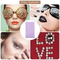 thumbnail image 5 of Unique Bargains 4 Sheet Self-Adhesive Rhinestone Stickers 2190Pcs 3mm/5mm Light Purple, 5 of 5