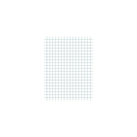 Graph Paper, 8-1/2 x 11 Inches, 1/10 Inch Ruling, White, 500 Sheets
