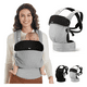thumbnail image 2 of "Mochila Cangurera Para Bebé Ergonómica, 4 Formas De Porteo Belug, Gris Claro ", 2 of 5