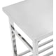 thumbnail image 4 of Yeshouse Mesa de comedor plegable de acero inoxidable resistente: mesa de preparación comercial de dos niveles con estante inferior ajustable para cocina y restaurante, 4 of 8