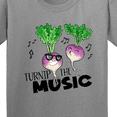 thumbnail image 4 of Inktastic Turnip the Music Partying Vegetables Youth T-Shirt, 4 of 5