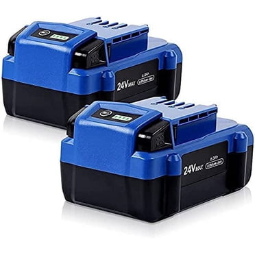 2 Pack 24V 6500mAh Battery Replacement for Kobalt 24 Volt Max KB624-03 KB524-03 2 Pack 24V 6500mAh Battery Replacement for Kobalt 24 Volt Max KB624-03 KB524-03
