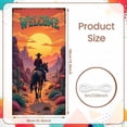 thumbnail image 2 of Sunset Theme Welcome Banner Desert Landscape Western Display Cactus Decor Cowboy Desert Background for Western Party Home Decoration Event Backdrop, 2 of 9
