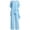 Sky Blue, variant on Yigetop Women's Asymmetric Capelet 2 Piece Pant Suit Round Neck Loose Fit Wide Leg Trousers Elegant Comfortable Outfits for Formal Events Beige L