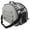 Grey, variant on Narrow Shelled Lightweight Collapsible Military Grade Transportable Designer Pet Carrier