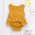 thumbnail image 2 of Seyurigaoka Baby Girl Sleeveless Romper Ruffle Tutu Dress Jumpsuit Outfit, 2 of 8