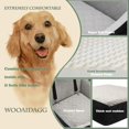 thumbnail image 4 of WOOAIDAGG Asiento de coche para perros de tamaño mediano, cama de viaje para mascotas con canal para cinturón de seguridad, asiento para perros totalmente desmontable y lavable con correas ajustables,, 4 of 5